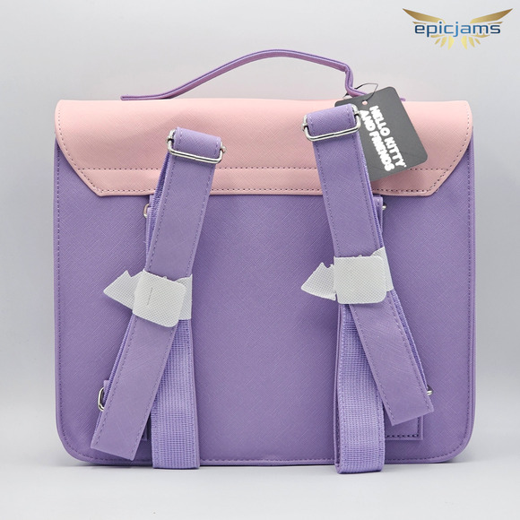 Hello Kitty And Friends My Melody Kuromi Kogyaru Pink Purple Mini Backpack Bag - Picture 2 of 6